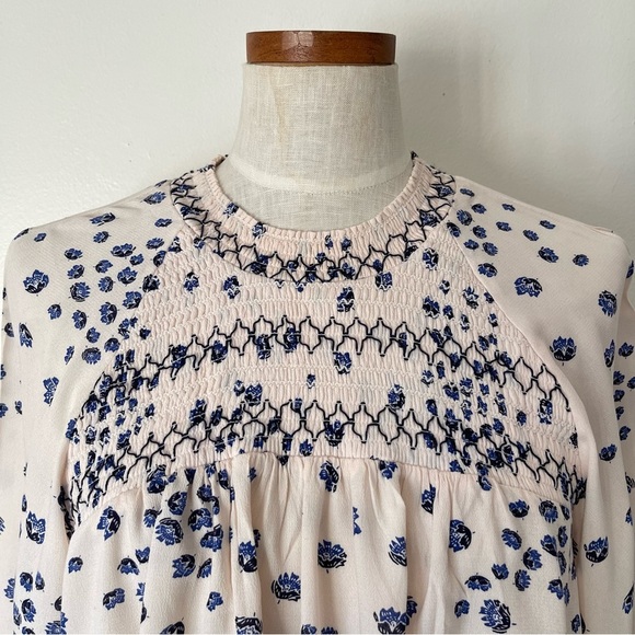 Free People Ivory Combo Tunic Top NWT Small - Picture 2 of 9